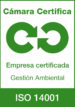 Logotipo certificación ISO 14001 Gestión Ambiental